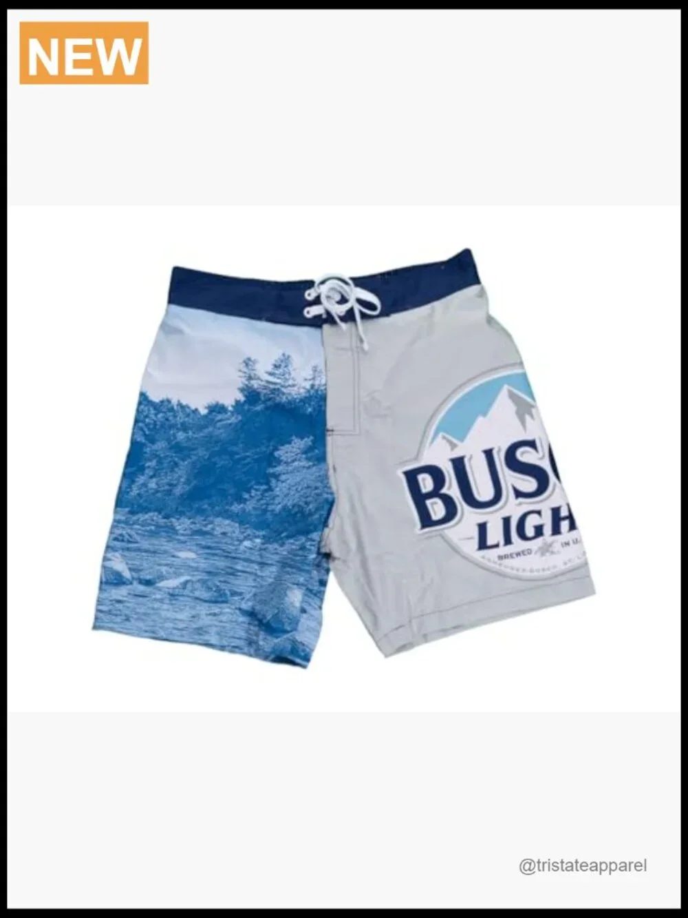 Men's Board Shorts with Adjustable Waist Quick Dry